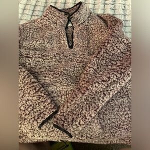 Pink Sherpa pullover